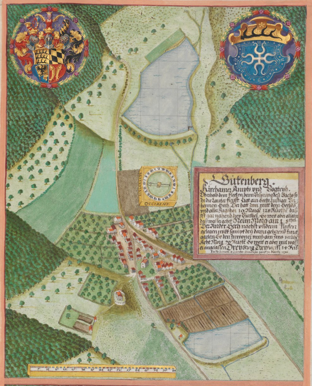 Ein detaillierter Stadtplan von Hamburg, Deutschland, mit Straßen, Gebäuden und verschiedenen Logos und Texten.